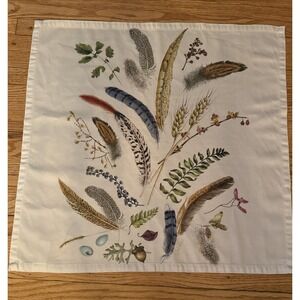 Juliska Ceramics Forest Walk Café Au Lait -22"x22"- 100% Cotton Napkin Garden